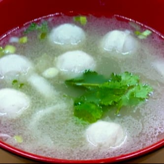 C19. Fuzhou Fish Ball Soup (Pork) 福州魚丸湯.